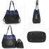 AG00190B - Wholesale & B2B Black / Blue Hobo Shoulder Bag Supplier & Manufacturer