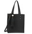 AG00594 - Black Fashion Tote Bag With Tassel