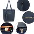 AG00612 - 3 Pieces Set Navy Women's Fashion Handbags