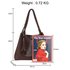 AG00611 - Tan Women's Fashion Hobo Bag With Pouch