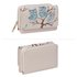 AGP1045 - Ivory / Blue Owl Design Purse/Wallet