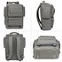 AG00613  - Grey Backpack Rucksack School Bag