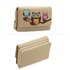 AGP1101 - Nude Flap Owl Design Purse / Wallet