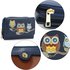 AGP1101 - Navy Flap Owl Design Purse / Wallet