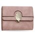 AGP1102 - Pink Flap Metal Owl Design Purse / Wallet