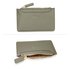 AGP1109 - Grey Anna Grace Zip Coin Pouch