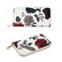 AGP1108 - Multi Color Floral Print Zip Around Purse / Wallet