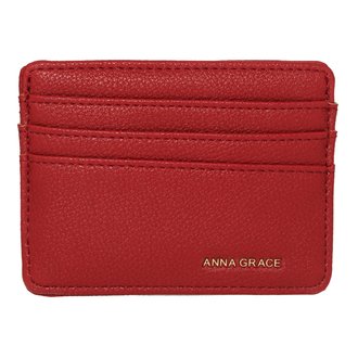AGP1120 - Burgundy Anna Grace Card Holder Wallet