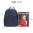 AG00590 - Navy Quilt & Stud Backpack School Bag