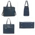 AG00592 - Navy Anna Grace Fashion Tote Bag