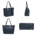 AG00595 - Navy Anna Grace Fashion Tote Bag With Tassel