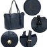 AG00595 - Navy Anna Grace Fashion Tote Bag With Tassel