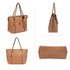 AG00595 - Nude Anna Grace Fashion Tote Bag With Tassel