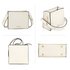 AG00596 - White Anna Grace Fashion Tote Bag