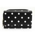 AGP1045B - Black Polka Dot Design Purse/Wallet