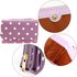 AGP1045B - Purple Polka Dot Design Purse/Wallet