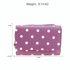 AGP1045B - Purple Polka Dot Design Purse/Wallet