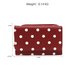 AGP1045B - Red Polka Dot Design Purse/Wallet