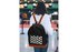 AG00620A - Black Star Print Backpack School Bag