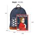 AG00620A - Navy Star Print Backpack School Bag