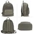 AG00581 - Grey Unisex Backpack School Bag
