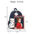 AG00619B - Navy Horse Print Backpack School Bag