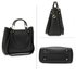 AG00610 - 3 Pieces Set Black Women's Fashion Handbags
