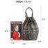 AG00622 - Wholesale & B2B Black Women's Drawstring Bucket Bag Supplier & Manufacturer