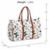 AG00479A - White Butterfly Weekend Duffle Bag