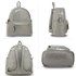 AG00186G - Grey Backpack Rucksack School Bag