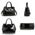 AG00650 - Black Tassel Shoulder Handbag