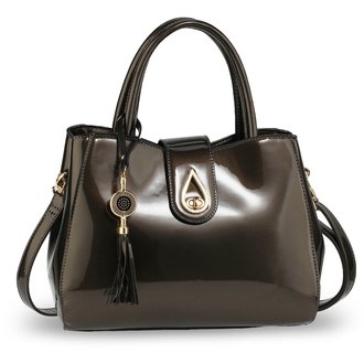 AG00650 - Grey Tassel Shoulder Handbag