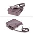 AG00660 - Purple Flap Cross Body Shoulder Bag