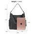 AG00696 - Black Shoulder Bag With Pouch