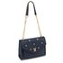 AG00626 - Navy Flap Twist Lock Cross Body Bag