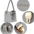 AG00656 - 3 Pieces Set Grey Women's Fashion Handbags