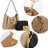 AG00670 - 3 Pieces Set Nude / Black Women's Fashion Handbags