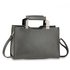 AG00690 - Grey Anna Grace Fashion Tote Bag With Black Metal Work