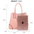 AG00648 - Pink Anna Grace Fashion Tote Bag