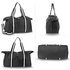 AGT0021 - Black Weekend Duffle Bag