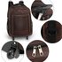 AGT1012  - Coffee Travel Backpack Rucksack With Wheels