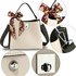 AG00682 - Beige / Olive Women's Fashion Tote Bag