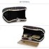 AGC00360A - Black Hard Case Diamante Crystal Clutch Bag