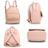 AG00712 - Pink Fashion Backpack School Bag