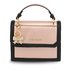 AGCK1083 - Sparkly Gold Metal Bow Rhinestone Bag Charm Key-Ring