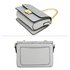 AG00716 - Silver Glitter Flap Cross Body Bag