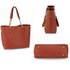 AG00664 - Brown Women Fashion Tote Bag
