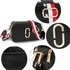 AG00726 - Black Cross Body Fashion Shoulder Bag