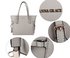 AG00752 - Grey Anna Grace Women's Large Tote Bag