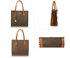 AG00738 - Brown Anna Grace Print Women's Fashion Handbag